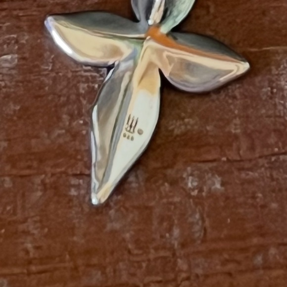 Retired Silver Cross Pendant - Picture 2 of 2